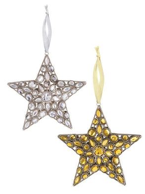 Gold or Silver Jewel Star