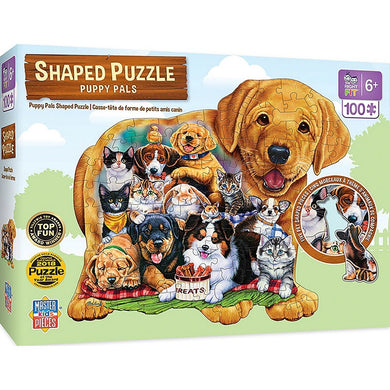 Shaped Right Fit - Puppy Pals 100 Piece Kids Puzzle