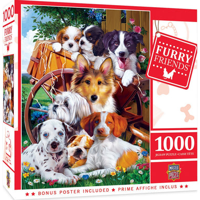 Furry Friends - Ready for Work 1000 Piece Jigsaw Puzzle