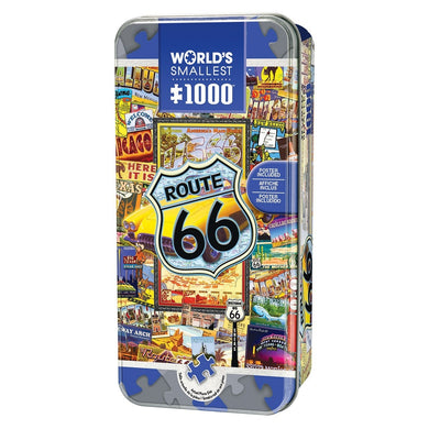World's Smallest Route 66 1000 Piece Tin Box Jigsaw Puzzle