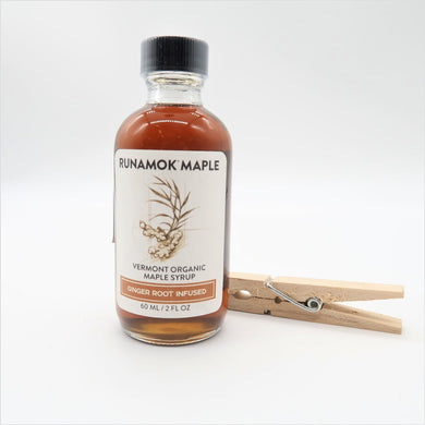 Ginger Root Infused Maple Syrup 60ml