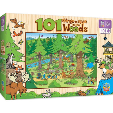 Things to Spot in the Woods Right Fit 101 Piece Kids Puzzle